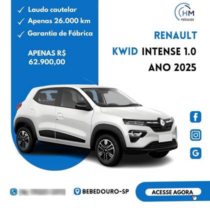 RENAULT KWID 1.0 12V SCE FLEX INTENSE MANUAL
